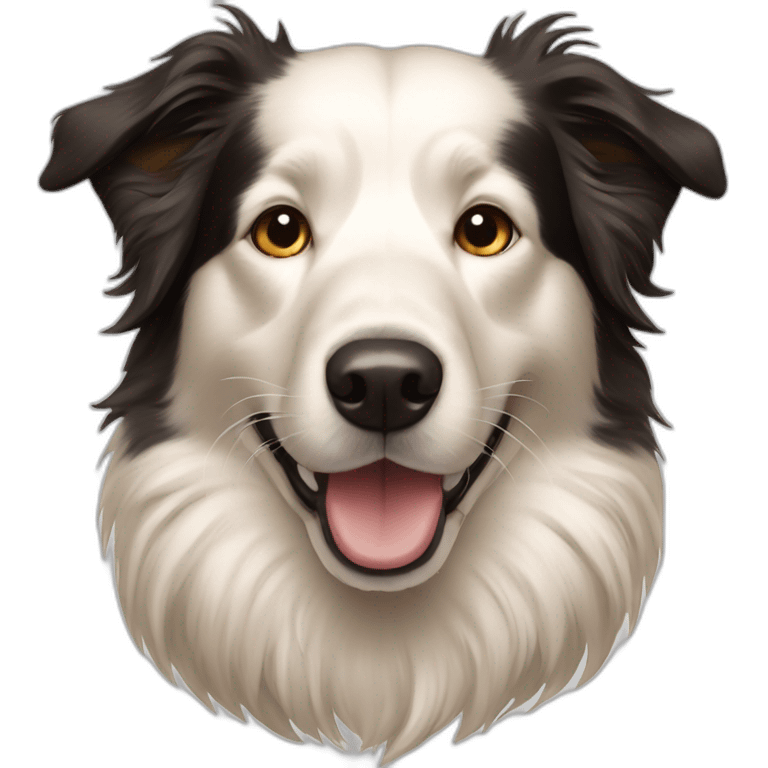 border collie golden retriever dog emoji