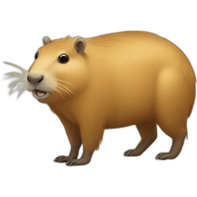 gold coin capybara emoji