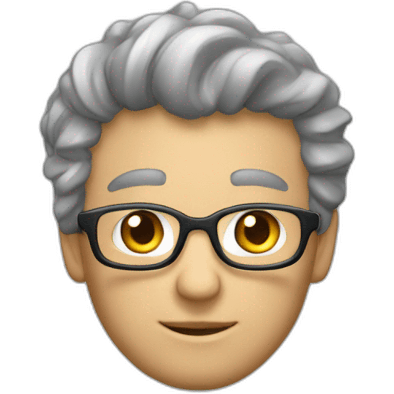 Un homme de 12 avec des cheveux bouclé emoji