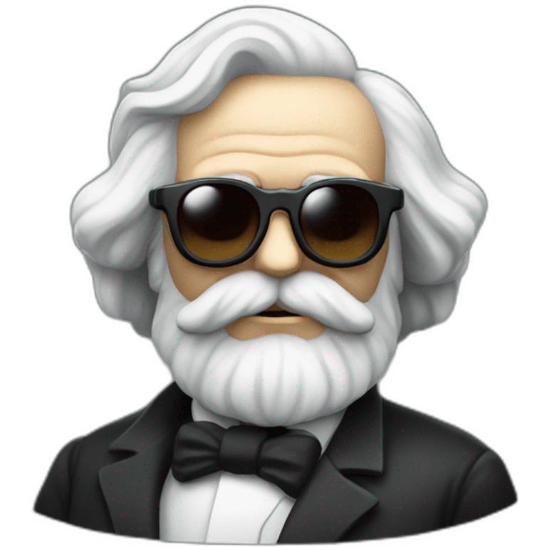 karl marx with vr glasses emoji