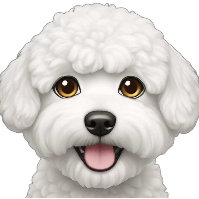 bichon blanc emoji