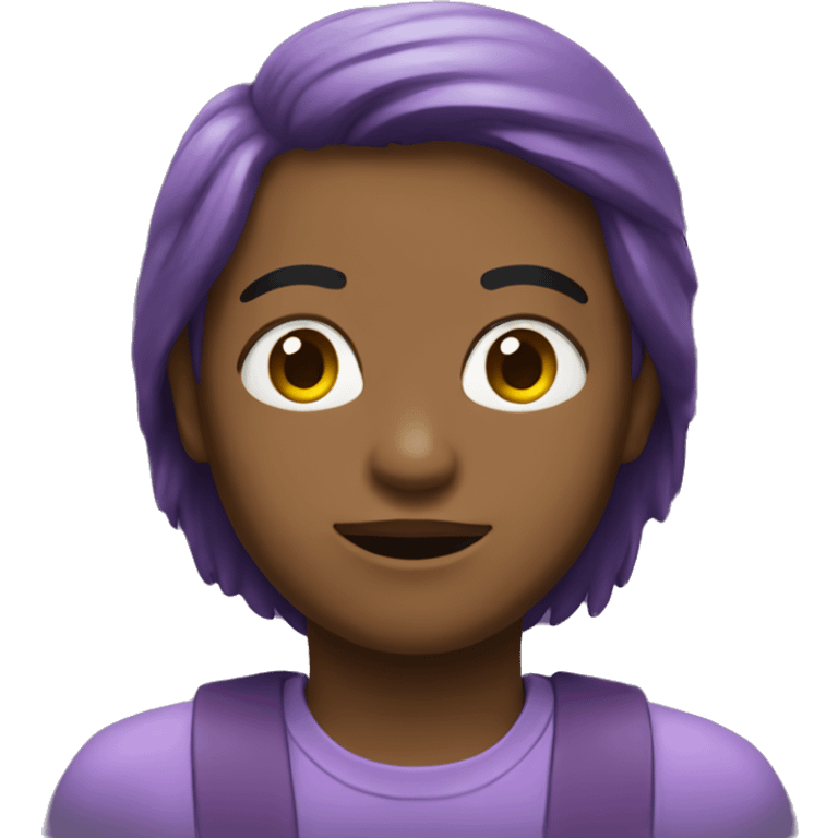 verified status in color purple emoji