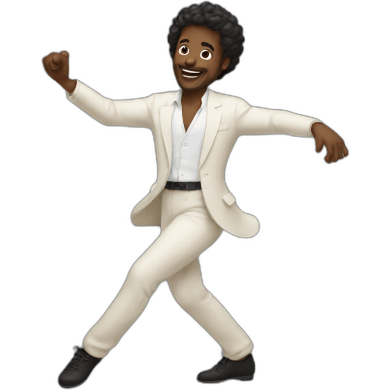 Dancing black man emoji