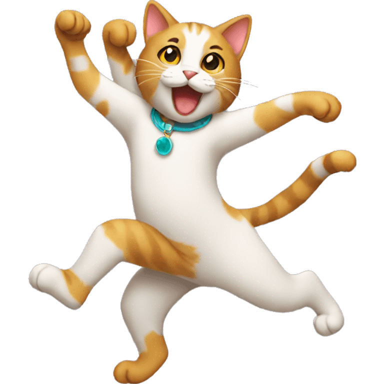 Dancing cat emoji