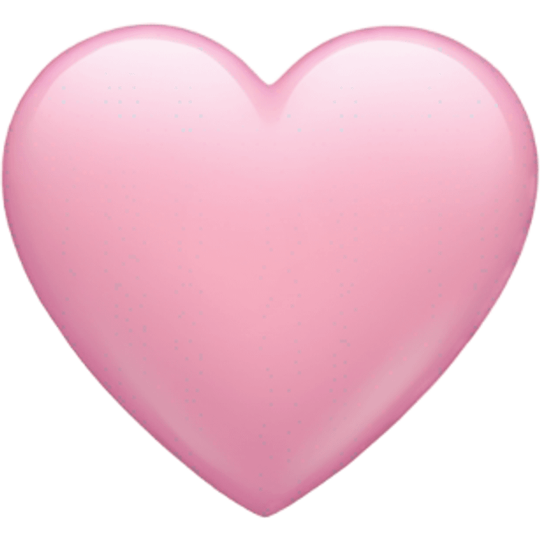 light pink heart  emoji