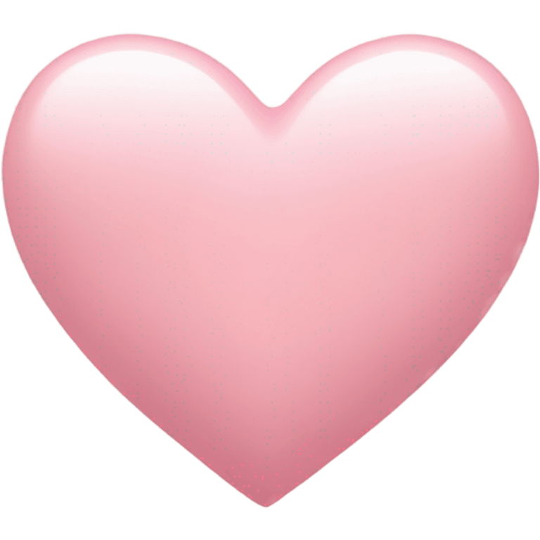 Light pink heart emoji