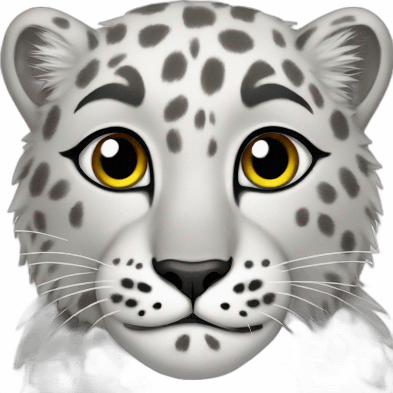 Snow leopard emoji