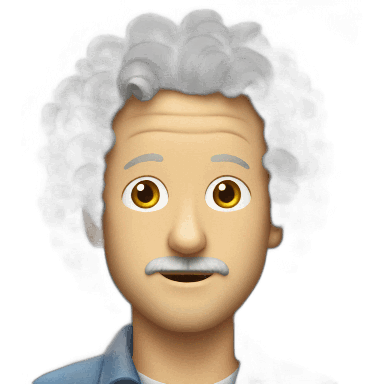 Daniel Stern with curly hair emoji