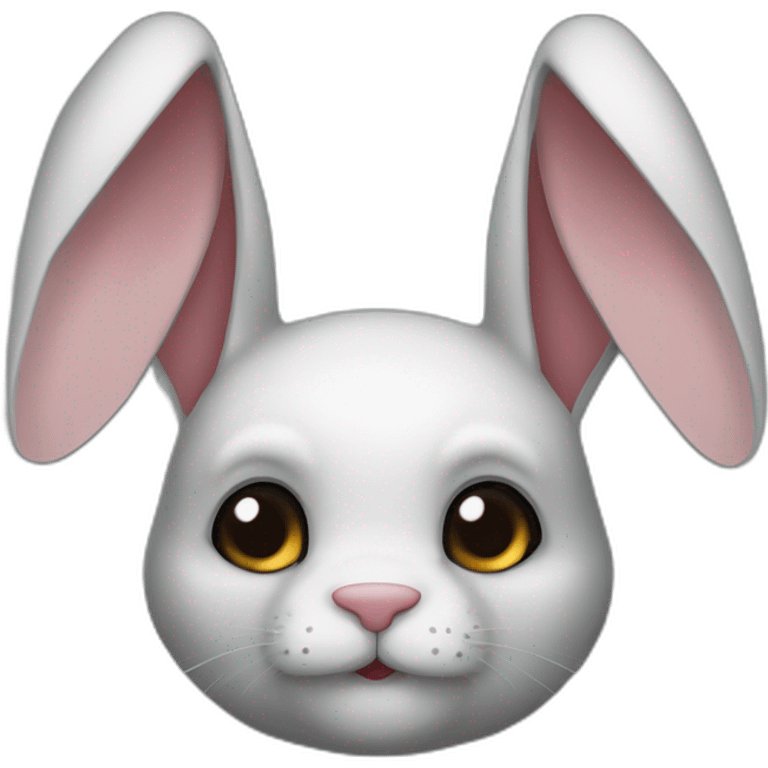 Lapin belier noire oreille tombante emoji