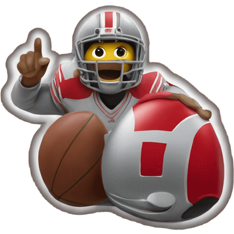 Ohio state beating Oregon  emoji