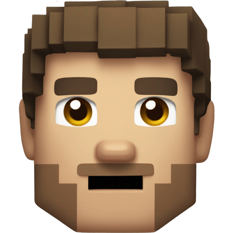 Minecraft steve emoji