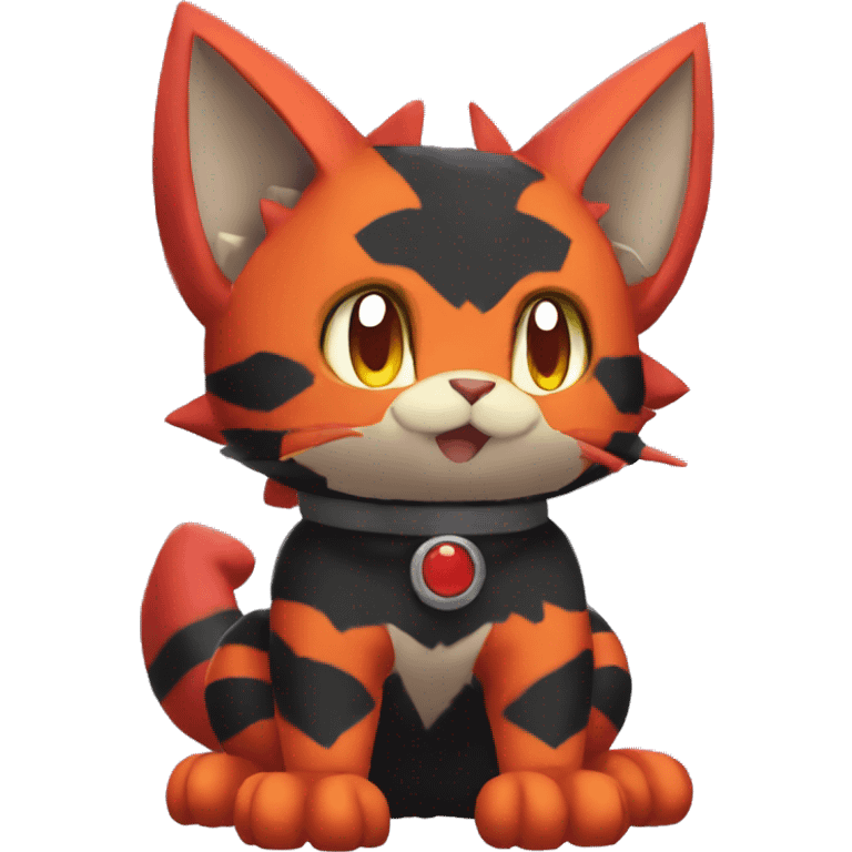 Litten Torracat Incineroar Fakemon emoji