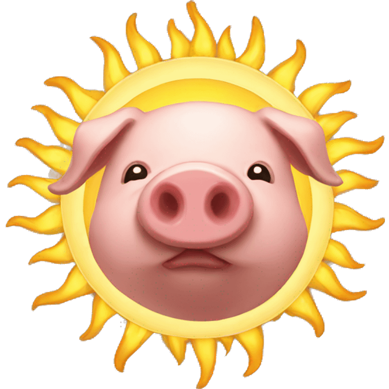 sun god pig emoji