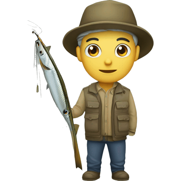 cetriolo dentro la pesca emoji