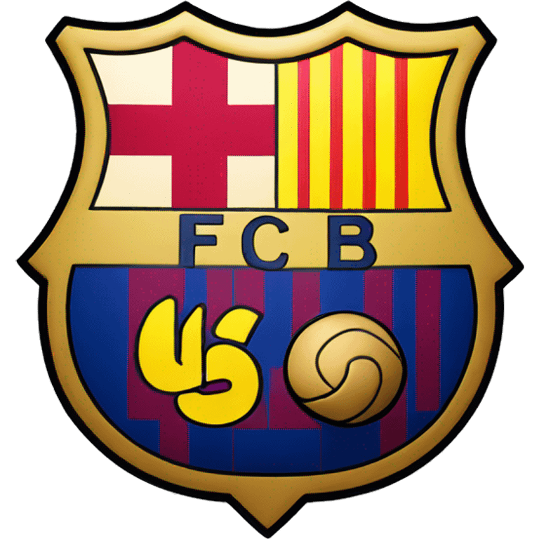 FC Barcelona Logo emoji