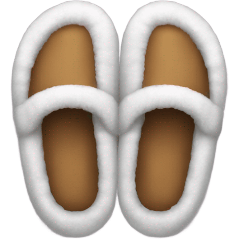 cozy slippers emoji