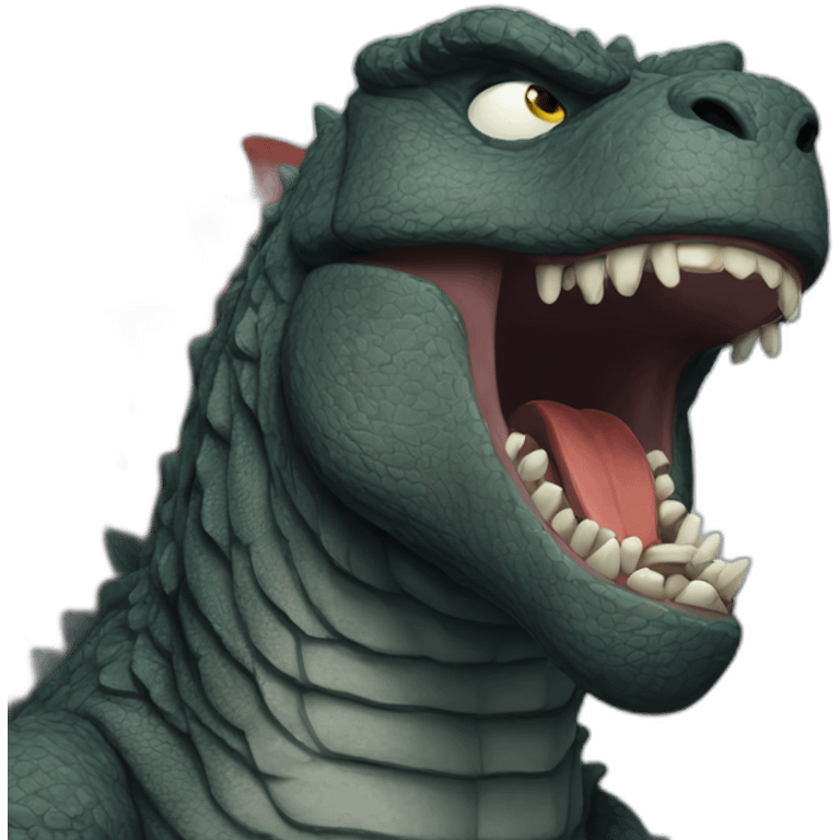 crying godzilla emoji