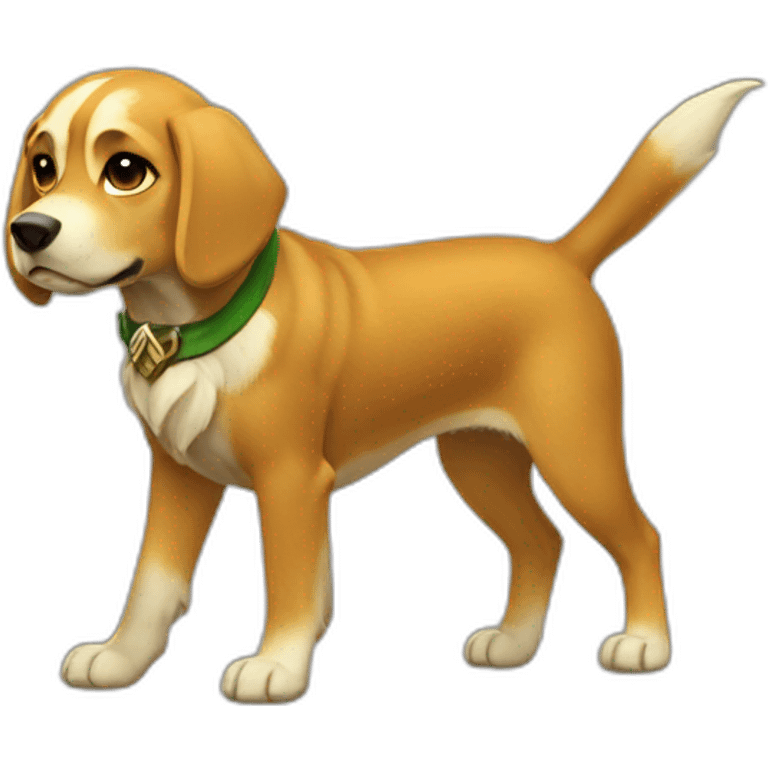 zelda-link-walking-dog emoji