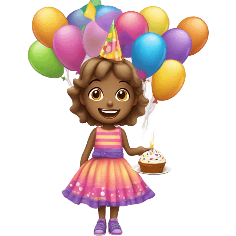 Girl birthday  emoji