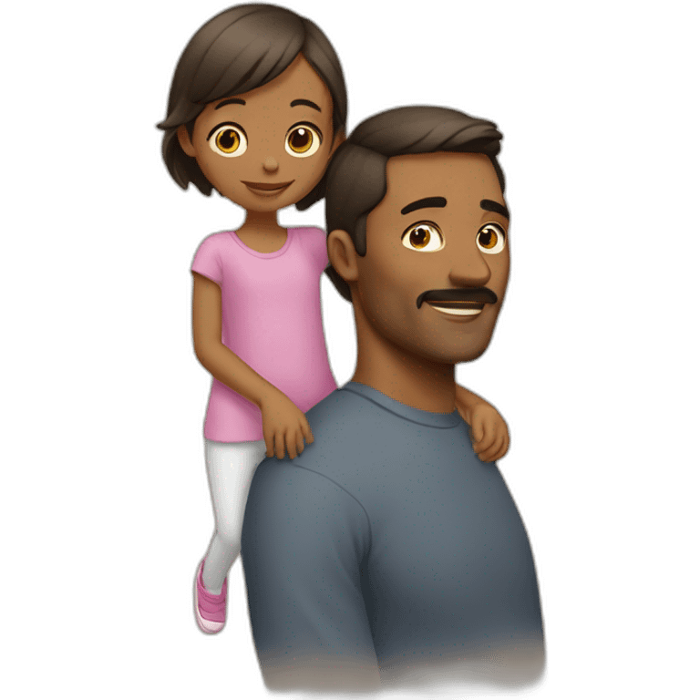 man with daughter emoji