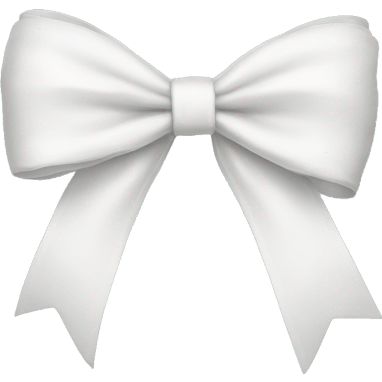 White bow emoji