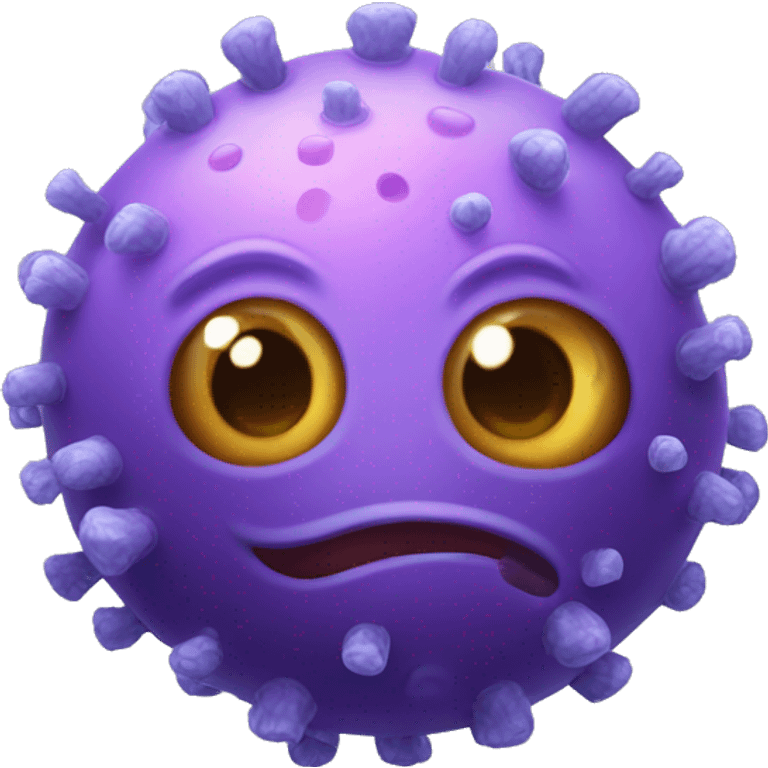 Cute Varicella zoster virus emoji