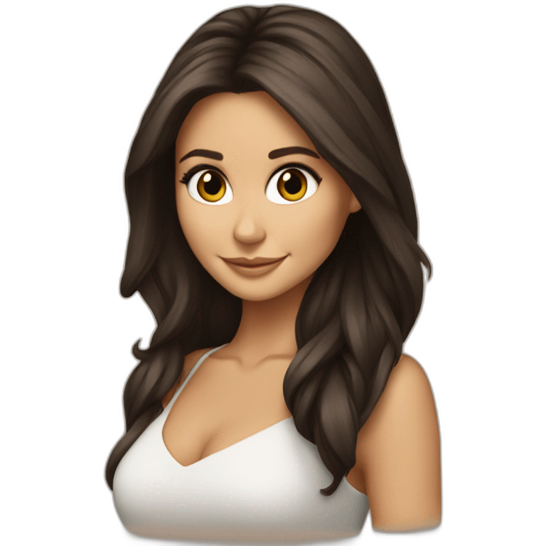 nina dobrev emoji