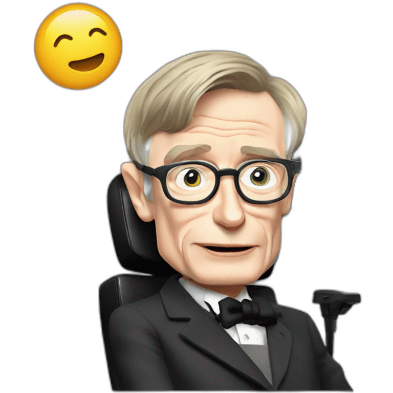 Stephen Hawking dans l’espace  emoji