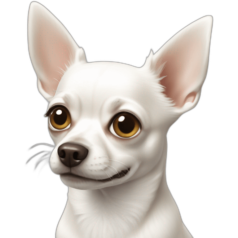 White chihuahua emoji