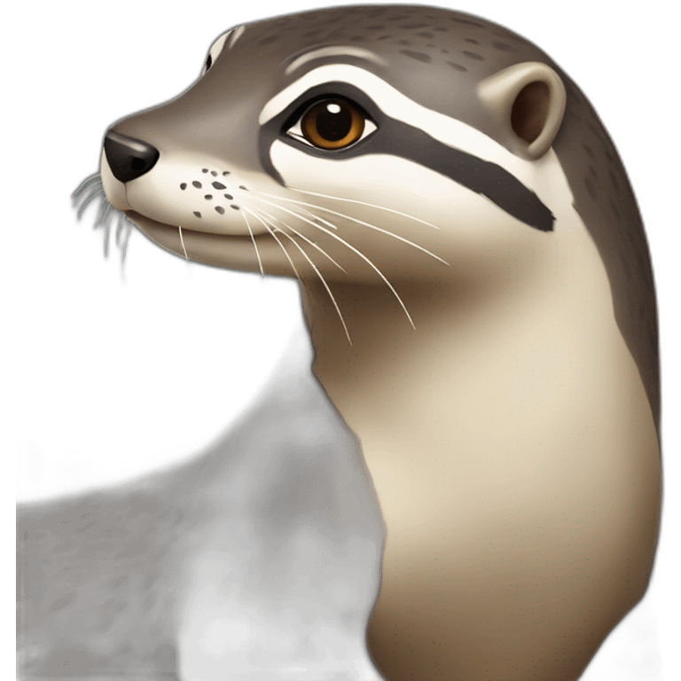 Loutre sur guépard emoji