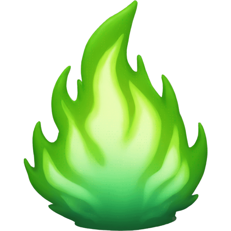 Green fire emoji