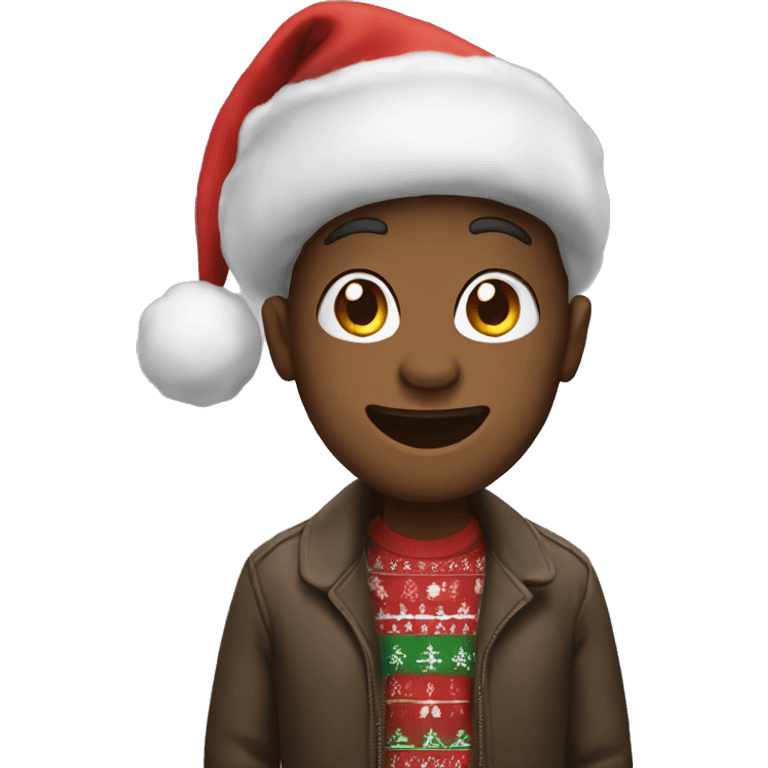 happy holidays emoji