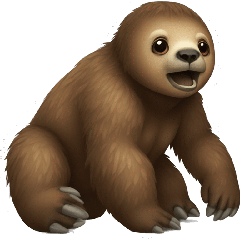 giant ground sloth baby emoji