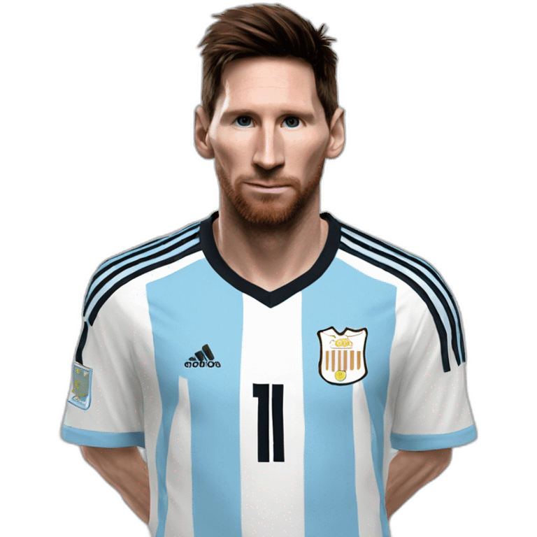 messi argentina emoji