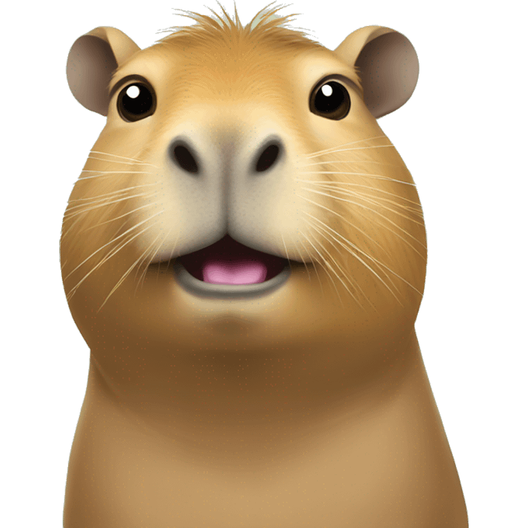 Capybara combined with frog emoji