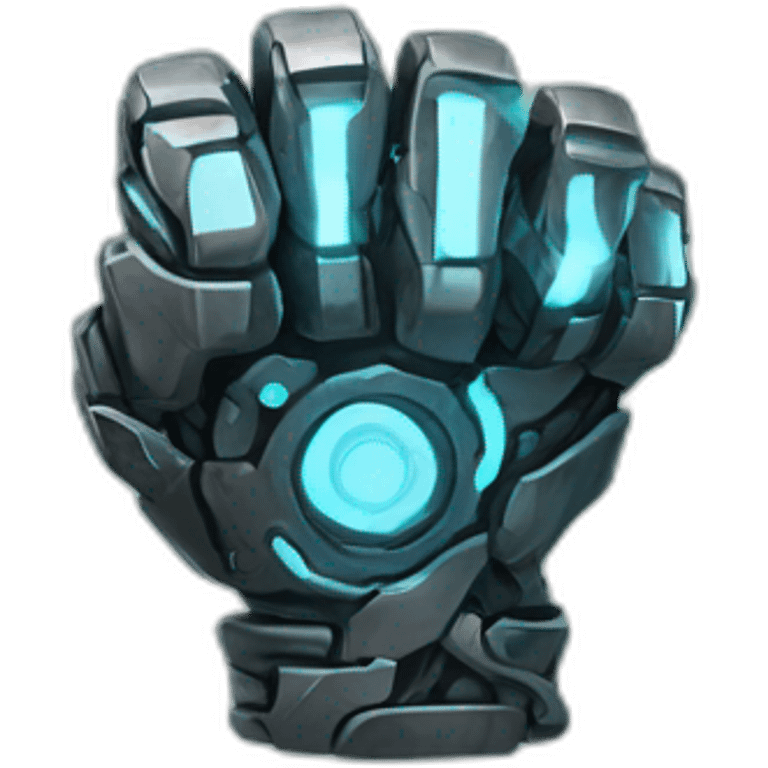 cybernetic fist emoji