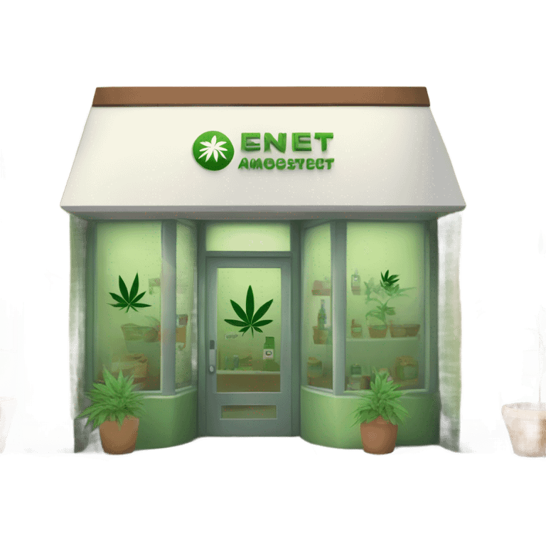 cannabis shopfront emoji