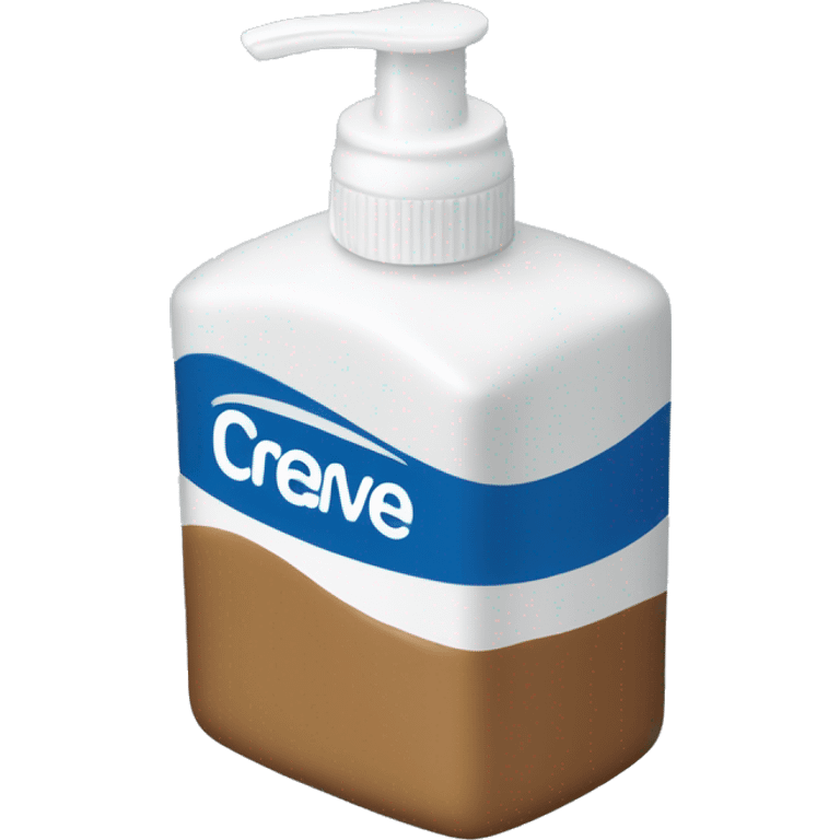 rectangular bottle foam cerave emoji