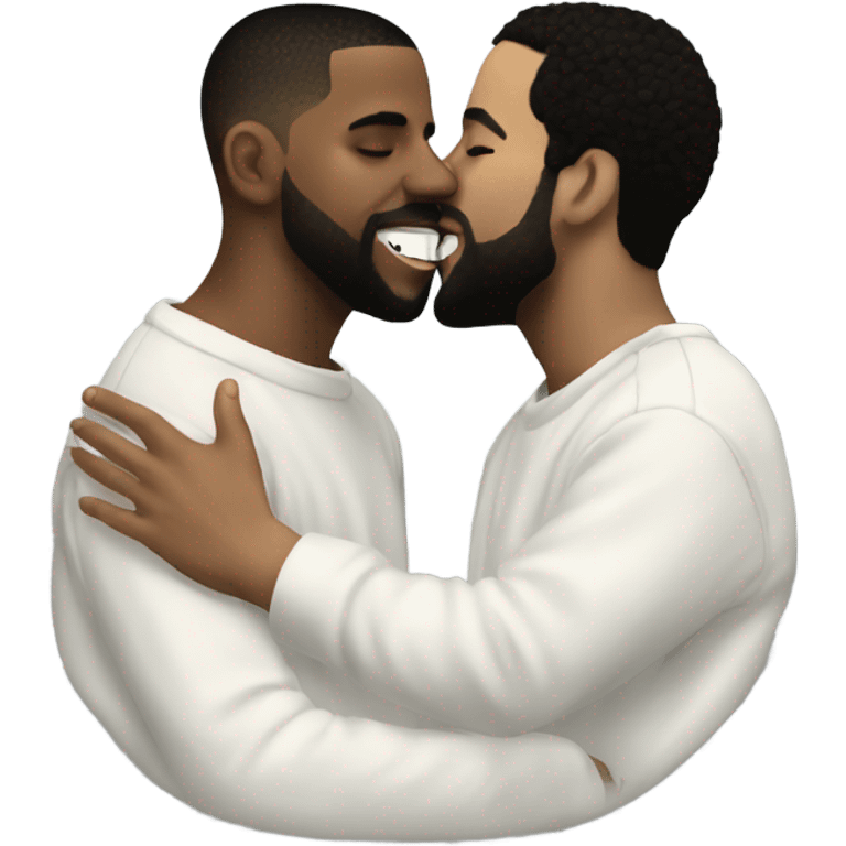 Drake kiss Kendrick Lamar  emoji