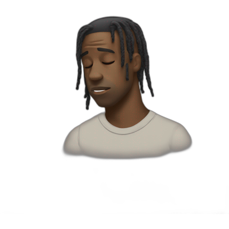 Travis Scott qui dort emoji