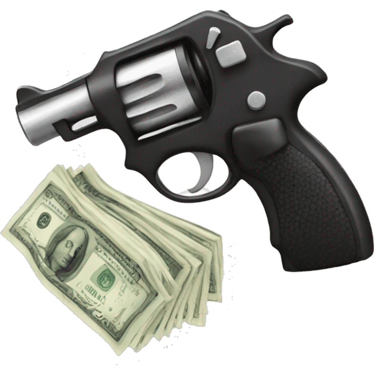 Money gun  emoji