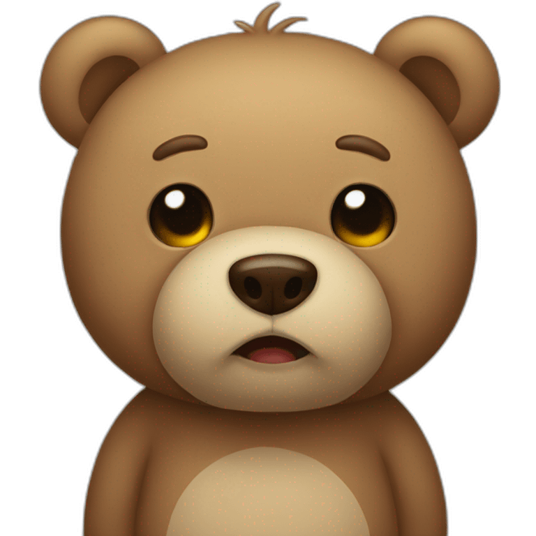 Teddy crying  emoji