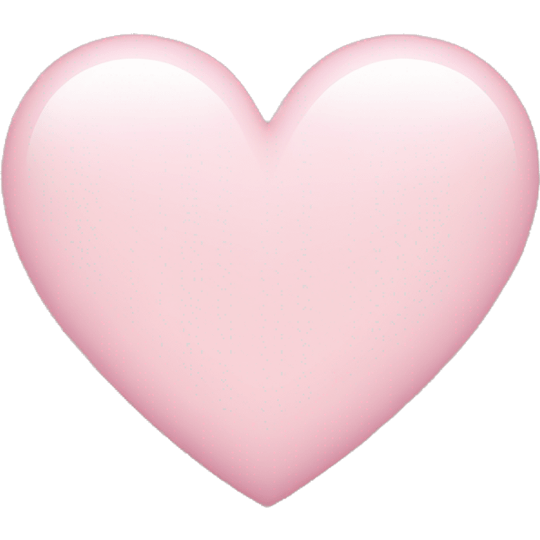 light pink heart emoji