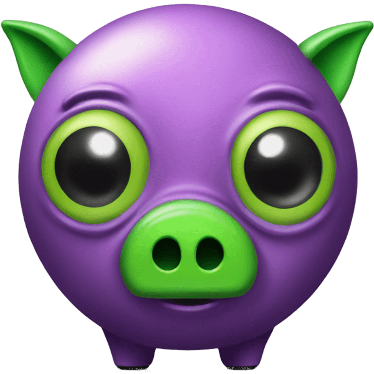 alien piggy bank emoji