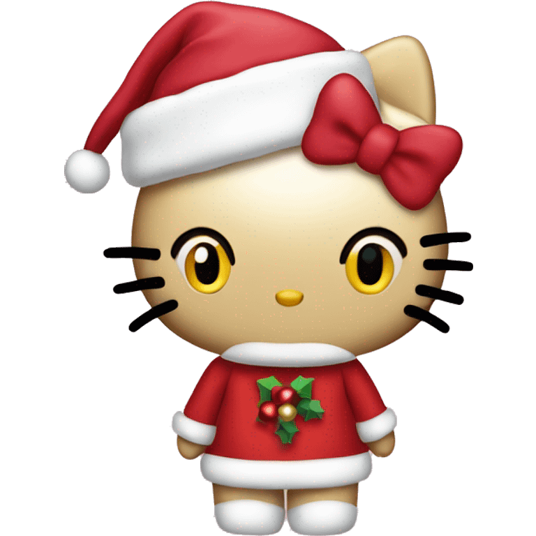 Hello kitty Christmas  emoji