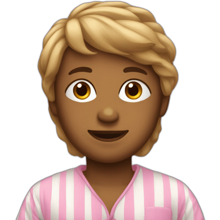 Une personne en pyjama emoji