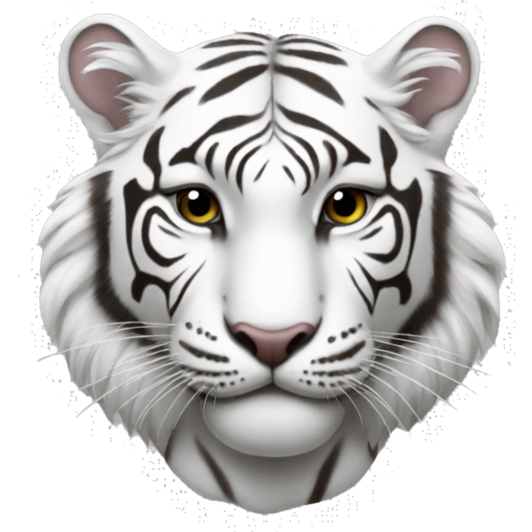 white tiger emoji