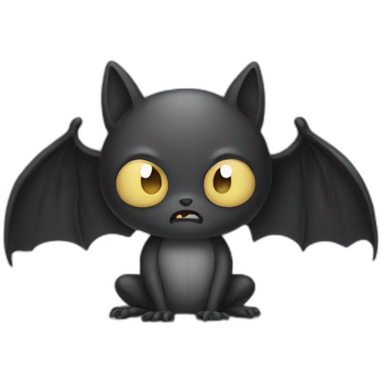 Sad bad bat emoji