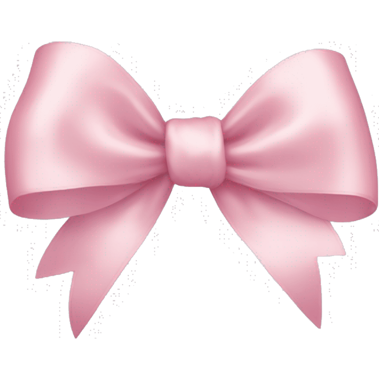 light pink ribbon bow emoji