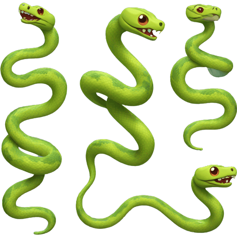 Snake dancing emoji